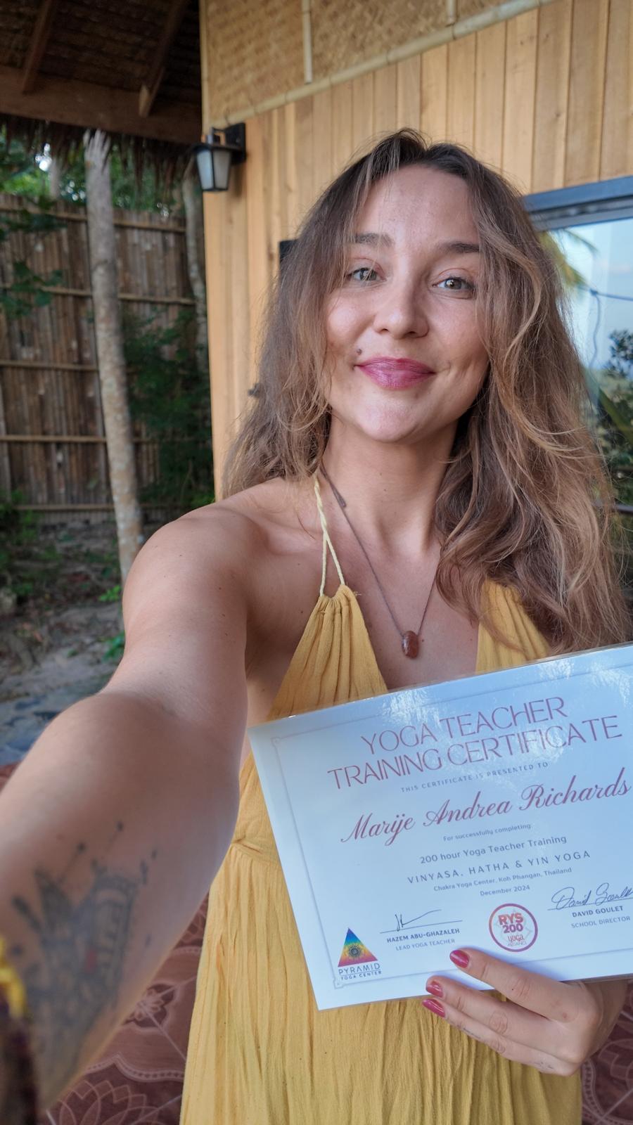 Yoga teacher training — 200 hours, Koh Phangan
